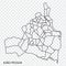 High Quality map of Joao Pessoa is a city of Brazil, with borders of the districts. Map of Joao Pessoa city