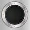 A high quality of silver spaceship window porthole with space.