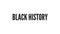 High quality text animation black history in black and white combination