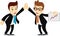 High quality vector animation of business success due to great teamwork