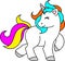 High quality vector unicorn or imagination horse