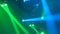 High quality video of green laser show