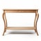 High Quality Wooden Console Table On White Background
