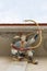 High Relief Sculpture of Mongol archery decorated with ceramic,