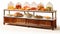 High Resolution Breakfast Buffet Table With Contemporary Classicism Style