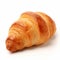 High Resolution Croissant On White Background In Ferrania P30 Style