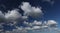 High resolution deep blue summer sky cloudscape