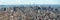 High resolution panoramic aerial view of New York City