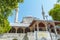 High Resolution panoramic exterior view of Valide-i Cedid Mosque located in Uskudar, Istanbul, Turkey