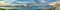 High resolution panoramic image of the city of Havana at sunset