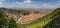 High Resolution Panoramic view of Brasov downtown shot from Tampa hill, Belvedere. Brasov, Romania. 53 MPixels, HDR