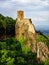 High resolution panoramic view of medieval castle Girsberg