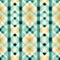 High Resolution Symmetrical Plaid Ikat Pattern Design