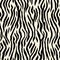 High Resolution Zebra Print Ikat Pattern With Mischievous Feline Motif