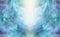 High Resonance Turquoise Blue Angel Wings Spiritual Background