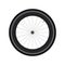 High Rim Wheel Road Bike vector