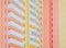 high rise building balconies residential colorful pink