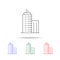 high-rise buildings icon. Elements in multi colored icons for mobile concept and web apps. Icons for website design and developmen