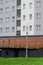 High rise council flats in poor housing estate