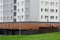 High rise council flats in poor housing estate