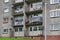 High rise council flats in poor housing estate