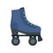 High roller skates icon, flat style