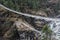 High rope bridges in Himalayas