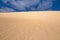 High sand hill ridge with blue sky at Little Sahara, Kangaroo Is