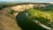 High and sandy right bank of the Don River