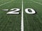 High School Football Field Yardage Marker