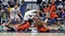 High school indoor basketball game Bishop Noll vs Lake Station in East Chicago