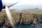 High sea cliffs on Scottish island