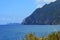 High seacliffs and black sand beaches in Porto da Cruz, Madeiraâ€™s northern coast