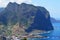 High seacliffs and black sand beaches in Porto da Cruz, Madeiraâ€™s northern coast