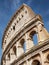 High section colosseum or coloseum in Rome Italy daytime