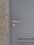 High security steel door.