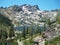 High Sierra Alpine Lake Pines Rocks