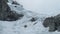 High snow mountains of Cordillera Blanca in Peru, Punta Union pass