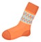 High sock icon. Casual warm cartoon footwear