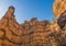 High soil canyon cliffs .