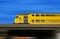 High speed train on a blurred background