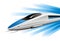 High-speed train on hovercraft
