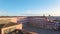 High square, Badajoz and Torre Espantaperros, Spain . Public square and open