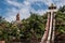 High steep water slide on Tenerife water park