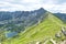 High Tatra mountains panorama view from Beskid