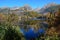 High Tatras and lake at Å trbskÃ© Pleso Slovakia