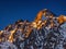 High Tatras mountains Slovakia in sunset light