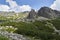 High Tatras in Slovakia, highest mountain range in Carpathian with wild alpine virgin forest of dwarf mountain pine.