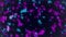 High tech retro background with blur, purple and turquoise color