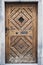 High textured medieval wood door